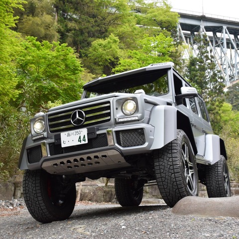 【メルセデスベンツ G550 4×4 スクエアード 試乗】操作はイージー、性能は極めてスパルタン…斎藤聡 画像