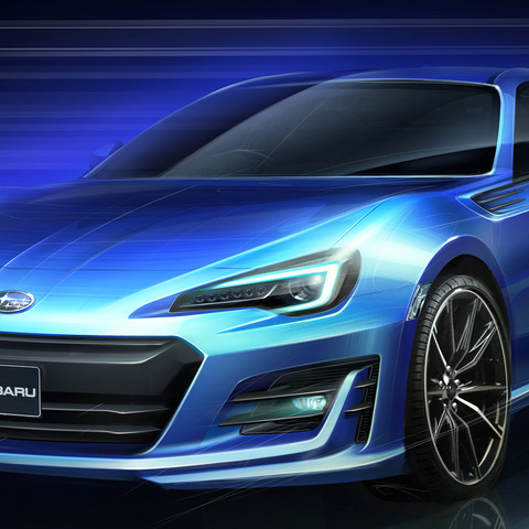 【スバル BRZ 改良新型】スバルのヘキサゴンと飛行機のDNAを強調 画像