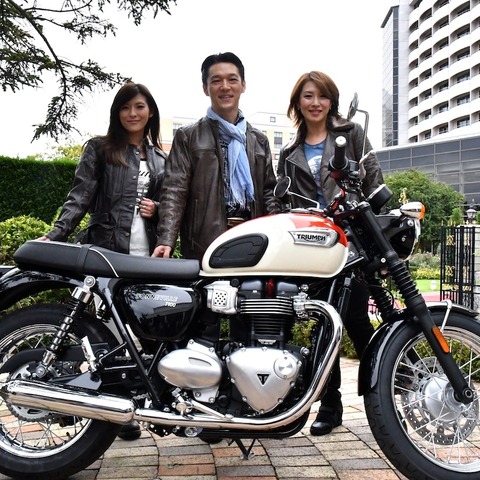 【ボンネビルT100&ストリートカップ】気持ち昂ぶるバイク…トライアンフ野田社長 画像