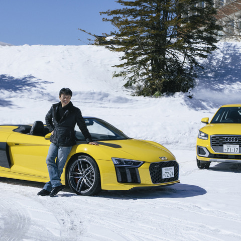 スーパースポーツで雪道を楽しむ、という贅沢…Audi R8 Spyder の絶対的安心感に驚き 画像
