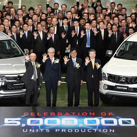三菱自、タイで電動車の製造へ向け「第一歩」表明…500万台達成式典で 画像