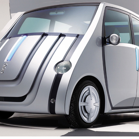 【東京ショー2001出品車】人が乗れる4輪ロボペット、トヨタ/ソニー『pod』 画像