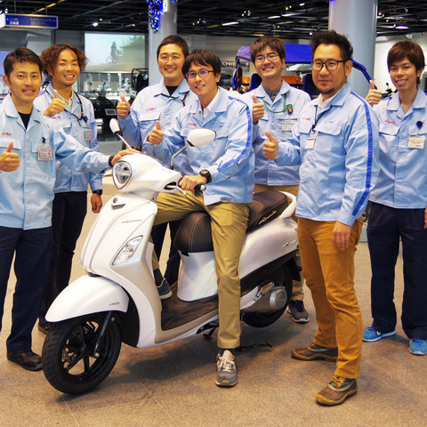 「ヤマハ初のハイブリッド」開発者に聞いた…鉛電池、アジア専用、そのねらいは?ホンダとの違いは? 画像