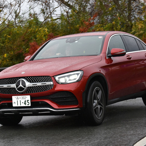 【メルセデスベンツ GLCクーペ 新型試乗】スポーツカーのようなクルマとの一体感、極上の乗り味…島崎七生人 画像