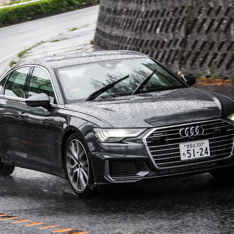 【アウディ A6 新型試乗】恐ろしくスムーズな2L・4気筒ターボと極上のアシ…島崎七生人 画像