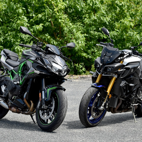 【カワサキ Z H2 vs ヤマハ MT-10 比較試乗】いま激アツな大型ネイキッド!その醍醐味とは…青木タカオ 画像