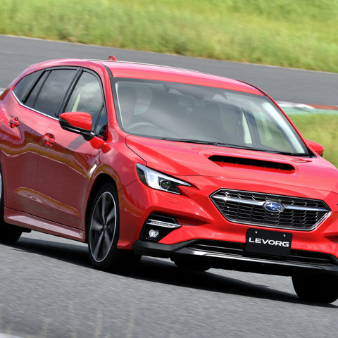 【スバル レヴォーグ 新型試乗】GT-H と STI Sport、走りの違いをサーキットで検証した…片岡英明 画像