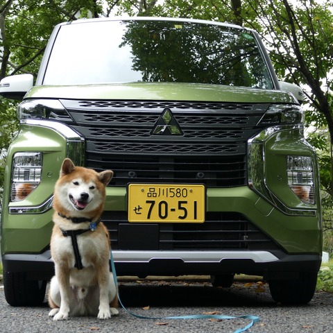 【柴犬ハルの気になるクルマ】後席のこだわりと実用性に星5つ!三菱 eKクロススペース 画像