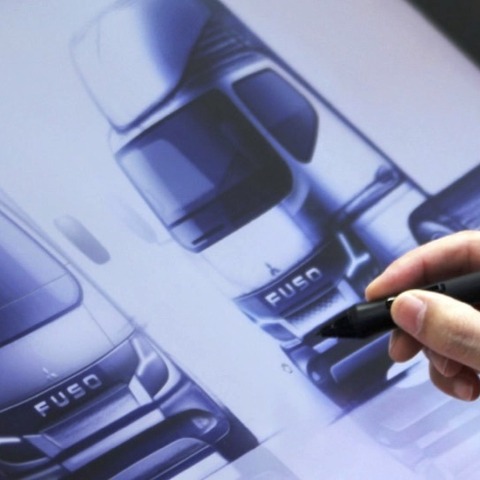 【三菱ふそう キャンター 新型】ふそうブラックベルトを採用し、新たな“顔”で登場 画像