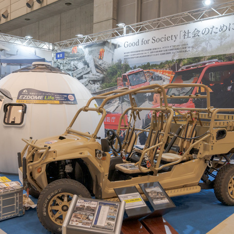 災害時には軍用車両が活躍する可能性も…ジャパンキャンピングカーショー2021 画像