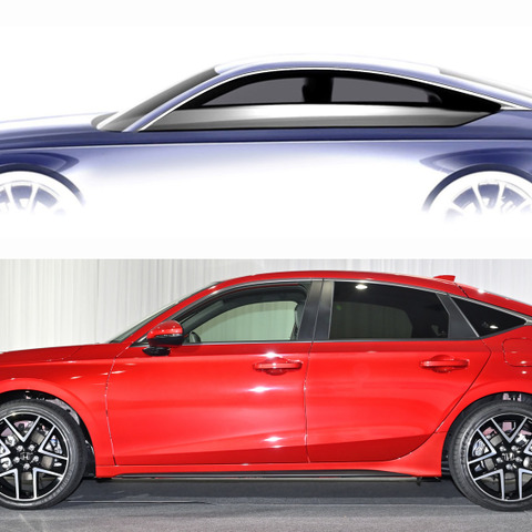 【ホンダ シビック 新型】“爽快”ではなく“Sokai”、新型のデザインは何を目指したのか…エクステリアデザイナー［インタビュー］ 画像