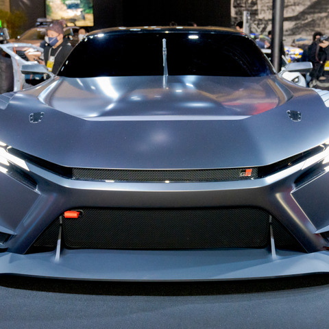 出場レースは模索中、トヨタがGT3コンセプトモデルを展示…東京オートサロン2022 画像