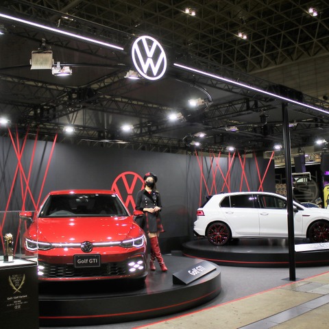 VWブースにはGTIとともにエッティンガーゴルフも展示…東京オートサロン2022 画像