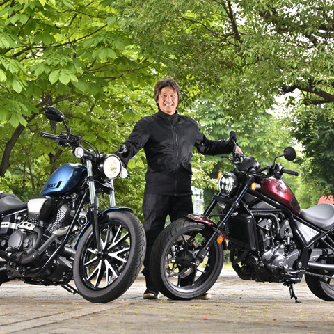 似ているようで全く違う!? 国産アメリカンバイク、ホンダ『レブル1100』とヤマハ『ボルト』に比較試乗 画像