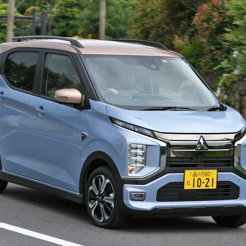 【三菱 eKクロスEV 新型試乗】i-MiEVから13年、ついに軽EVの時代が来た…御堀直嗣 画像