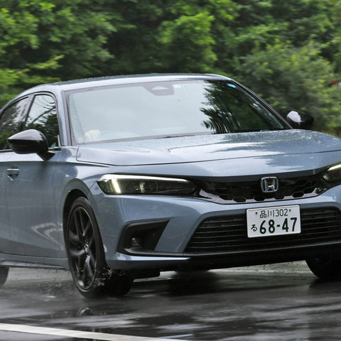 【ホンダ シビックe:HEV 新型試乗】この上質さは、価格差以上の大きな魅力だ…諸星陽一 画像
