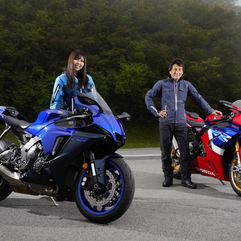 【ホンダ RR-R vs ヤマハ R1】スーパースポーツは「永遠の片想い」を楽しめる? バイク女子が惹かれた意外なポイントは 画像