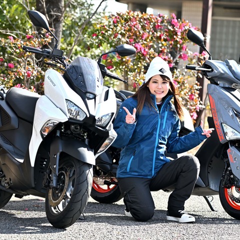 スポーツバイク大好きガールが目覚めたスクーターの魅力!気軽さの125ccか、高速も走れる155ccか? 画像