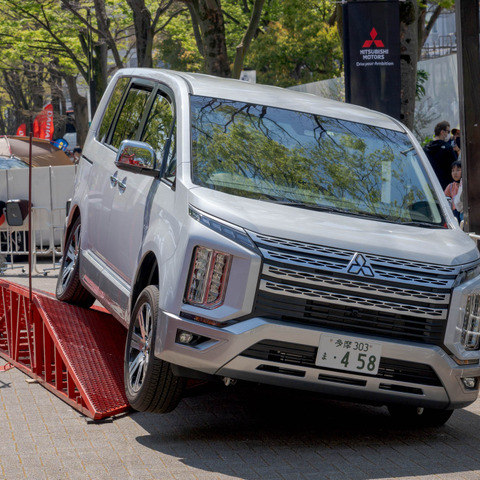 驚異の登坂能力を体験できる三菱自動車ブース...アウトドアデイジャパン東京 2023 画像