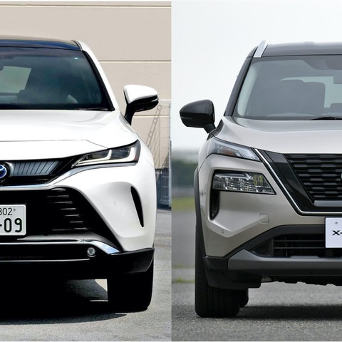 都会派 ハリアー vs アウトドア派 エクストレイル、SUV 2車種の違いを徹底比較 画像