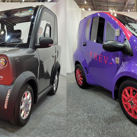 価格79万円の超小型EV、さらに109万円のPHEVも発売するJ-BEVU社、驚きの創業理由とは…ジャパンモビリティショー2023 画像