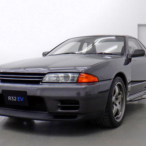 「市販化予定なし」と明言するEV版「R32 GT-R」、RB26エンジンも再現した音と走り、そのねらいとは 画像