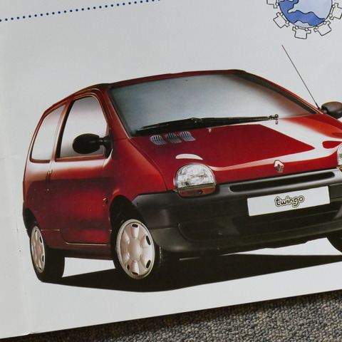 ホンダのあのクルマにそっくり? ヒット作となった初代ルノー『トゥインゴ』【懐かしのカーカタログ】 画像