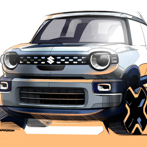 【スズキ クロスビー 改良新型】サイドシルエットとカラーで表現したSUVらしい「格好良さ」とは 画像