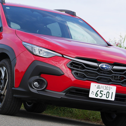 【スバル クロストレック S:HEV 新型試乗】こんなに燃費の良いスバルは初めて！…中村孝仁 画像