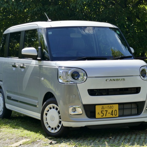 【ダイハツ ムーヴキャンバス 新型試乗】「ワゴンRスマイル」と双璧をなす“癒し軽”…島崎七生人 画像