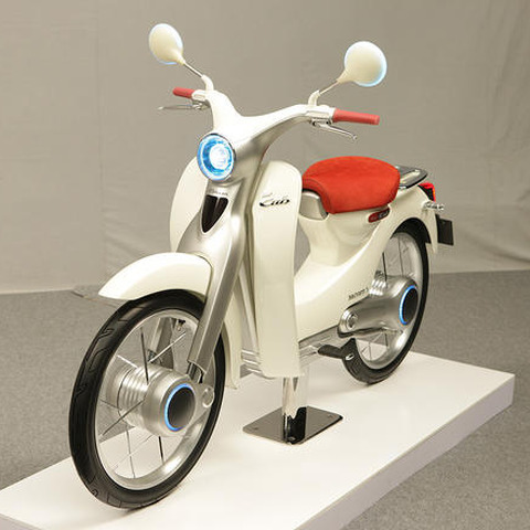 【東京モーターショー09】ホンダのEV-Cub はもうちょっと未来 画像