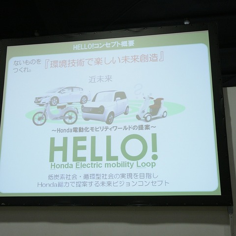 【東京モーターショー09】ホンダは「ないものをつくれ!」で「HELLO!」 画像