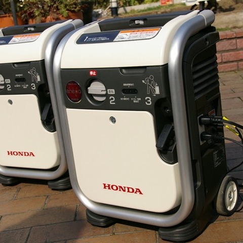 ホンダ ガスパワー発電機:どこに置いとくのよ、を解決するデザイン 画像