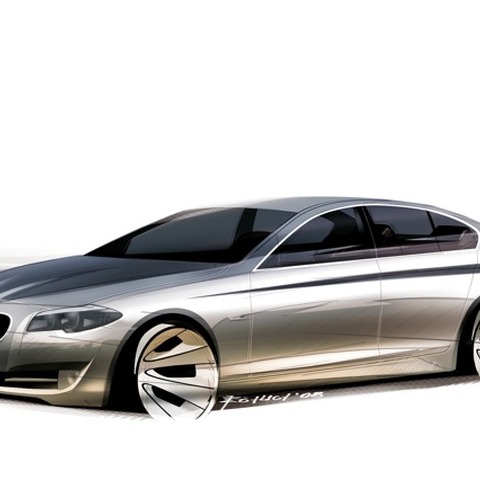 【BMW 5シリーズ 発表】スポーティさを強調するフロントデザイン 画像