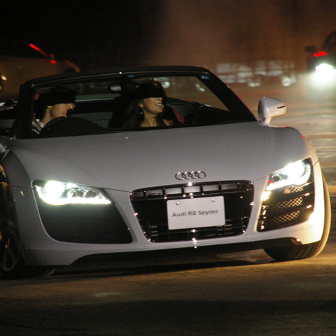 アウディ R8スパイダー が夜の東京を疾走…Feel the Breeze 画像