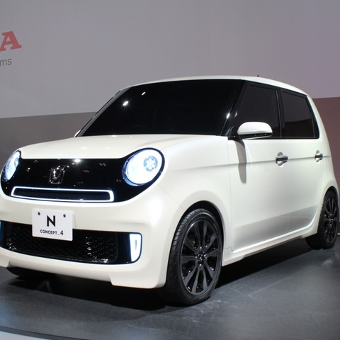 【東京モーターショー11】ホンダ N CONCEPT-4…N360 の先進感を意識 画像