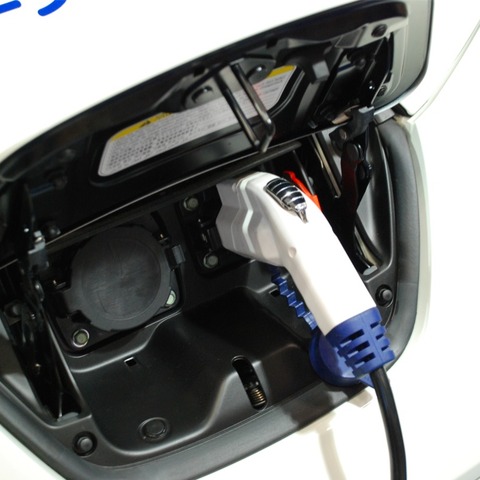 【オートモーティブワールド12】100円でEV充電 福西電機 画像