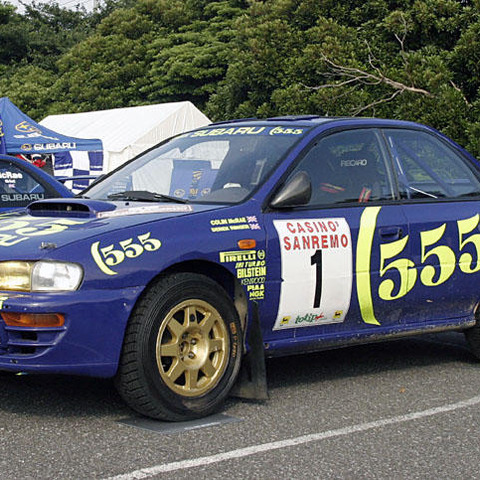 【スバルWRC歴代 写真蔵】1996インプレッサ555 サンレモ・ラリー車 画像