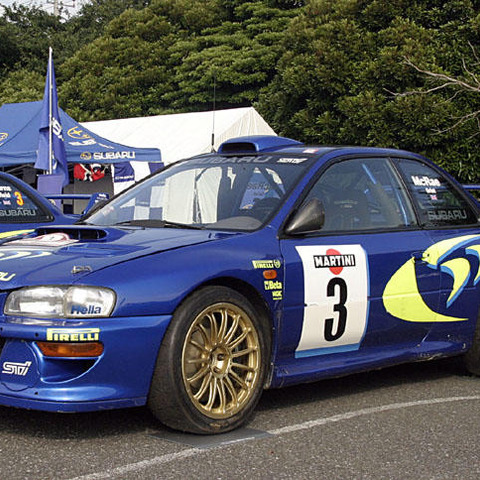 【スバルWRC歴代 写真蔵】1998インプレッサ555 WRC98 サンレモ・ラリー車 画像
