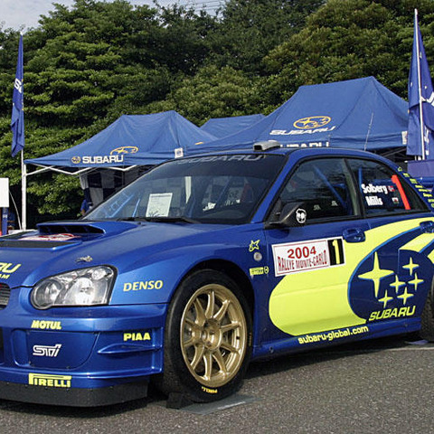 【スバルWRC歴代 写真蔵】2003インプレッサWRカー 04モンテカルロ車 画像