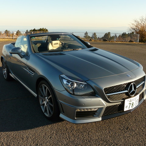 【メルセデスベンツ SLK 55 AMG 試乗】洗練の2シーターオープン…島崎七生人 画像