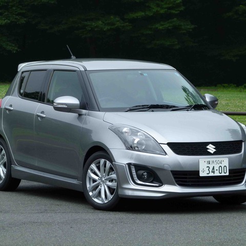 【スズキ スイフト RS-DJE 試乗】リットル26.4kmの好燃費と欧州調の足…島崎七生人 画像