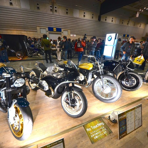 【ホットロッド カスタムショー14】BMW「R nineT」のカスタムバイクに熱い視線 画像