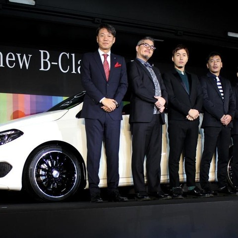 【メルセデスベンツ Bクラス 改良新型】RIP SLYMEとの共演のわけ…方向性が似ている? 画像