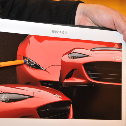【マツダ ロードスター 新型】まるで仏像の瞳…どこからでも視線を感じるヘッドライト 画像