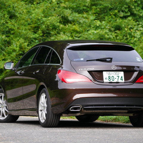【メルセデス CLA シューティングブレーク 試乗】スタイル系ワゴンなのに実用性十分…中村孝仁 画像