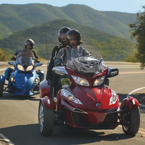 【Can-Am Spider RT 試乗】ラグジュアリーな旅仕様も熱い走りは健在…青木タカオ 画像