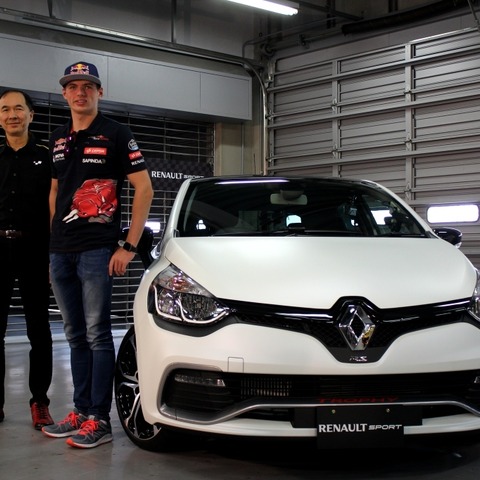 【ルノー ルーテシアRS トロフィー 発表】F1ドライバー・フェルスタッペン「とてもクールで楽しい」 画像
