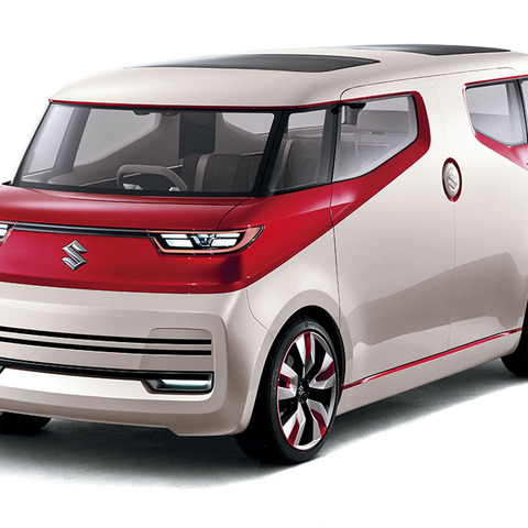 【東京モーターショー15】スズキ エアトライサー は、個性派の小型3列シートミニバン 画像