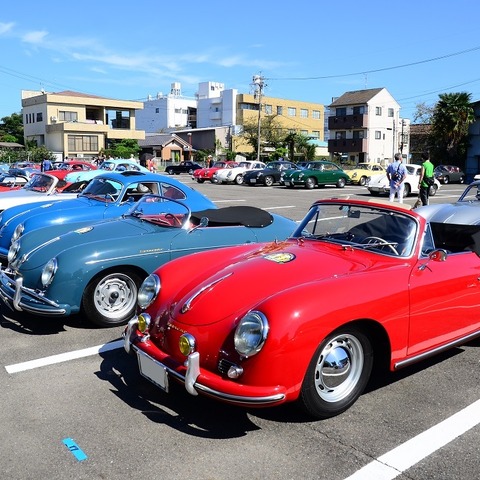 名古屋市長も歓迎、ポルシェ 356 だらけのミーティング…2015ポルシェ356ホリデー 画像